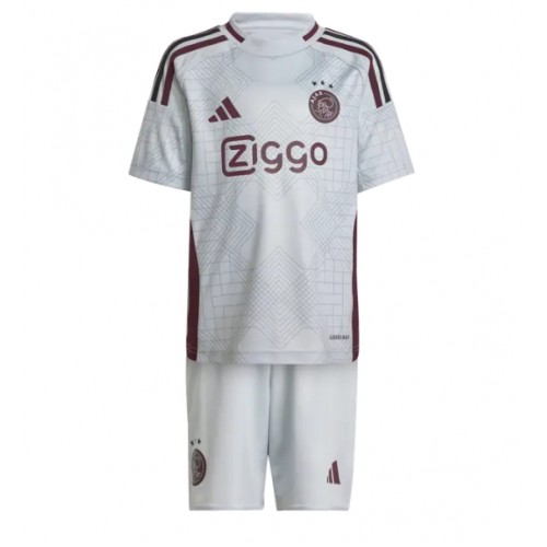 Fotbalové Dres Ajax Dětské Alternativní 2024-25 Krátký Rukáv (+ trenýrky)